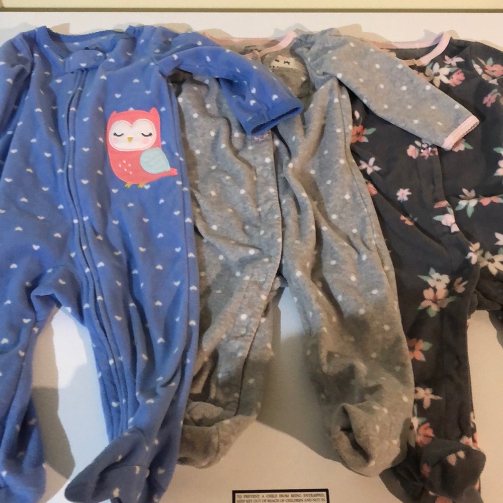 Carter’s 9month fleece pjs